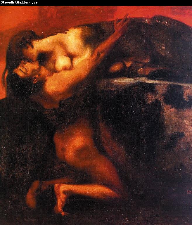 Franz von Stuck The Kiss of the Sphinx